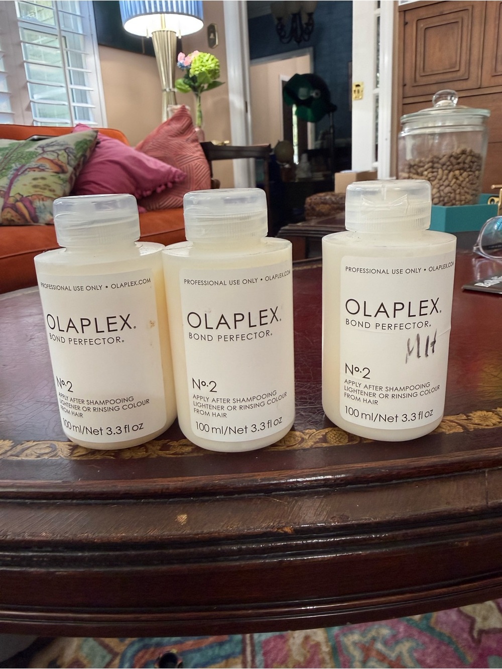 OLAPLEX No.2 Bond Perfector: 3 bottles (2 sealed)